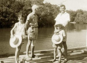 Andy Mason and unknown Myall Jetty