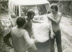 Mason and Kragt infront of combi